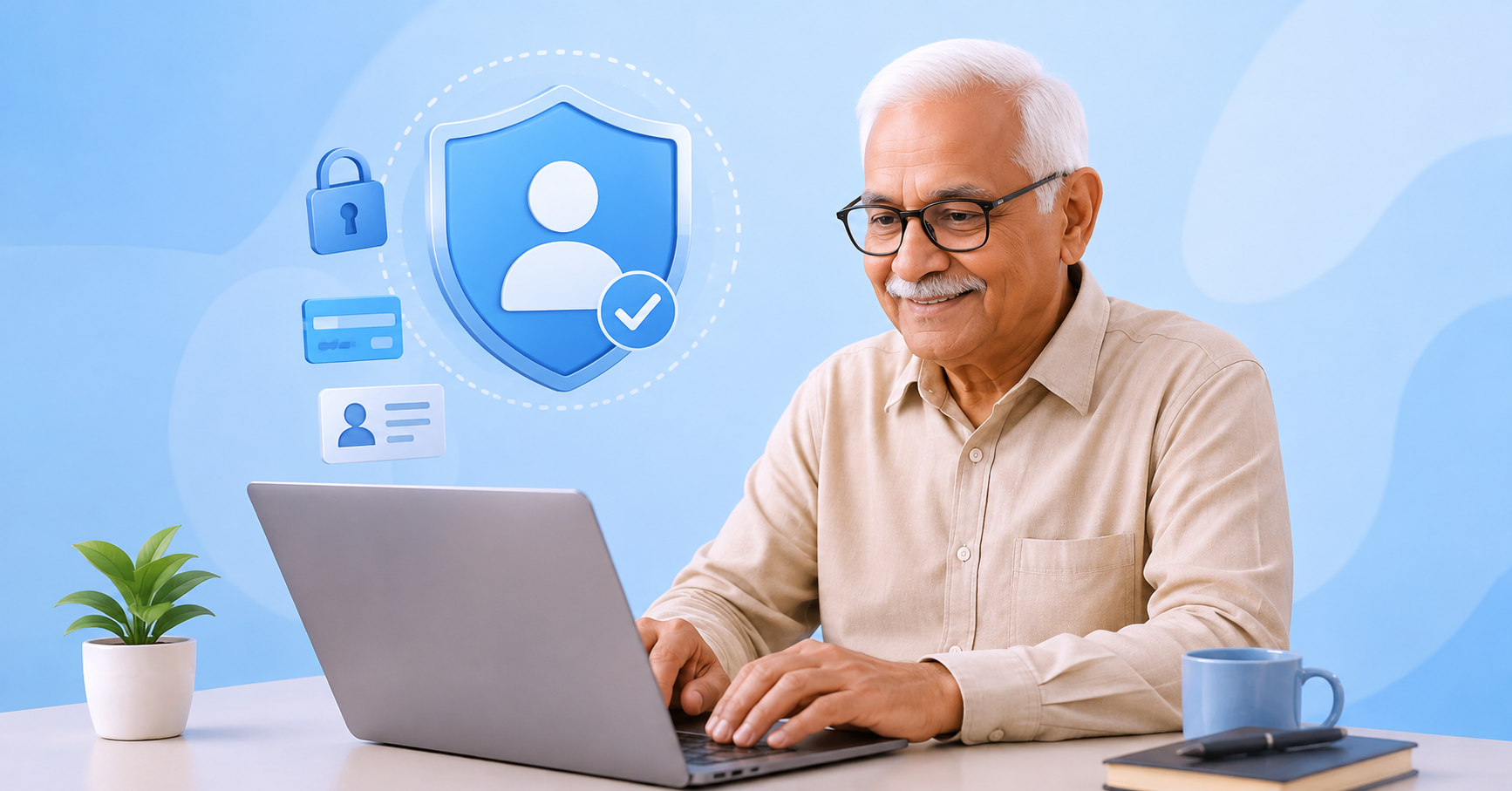 Senior citizen VLBook registration guide for elderly users