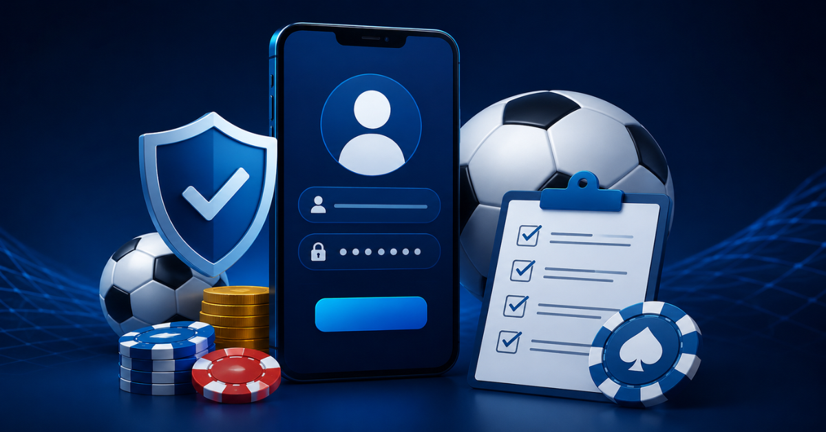 VLBook registration with secure betting account setup, verification, and responsible betting features