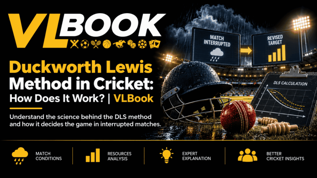 Duckworth Lewis method in cricket during a rain-affected match