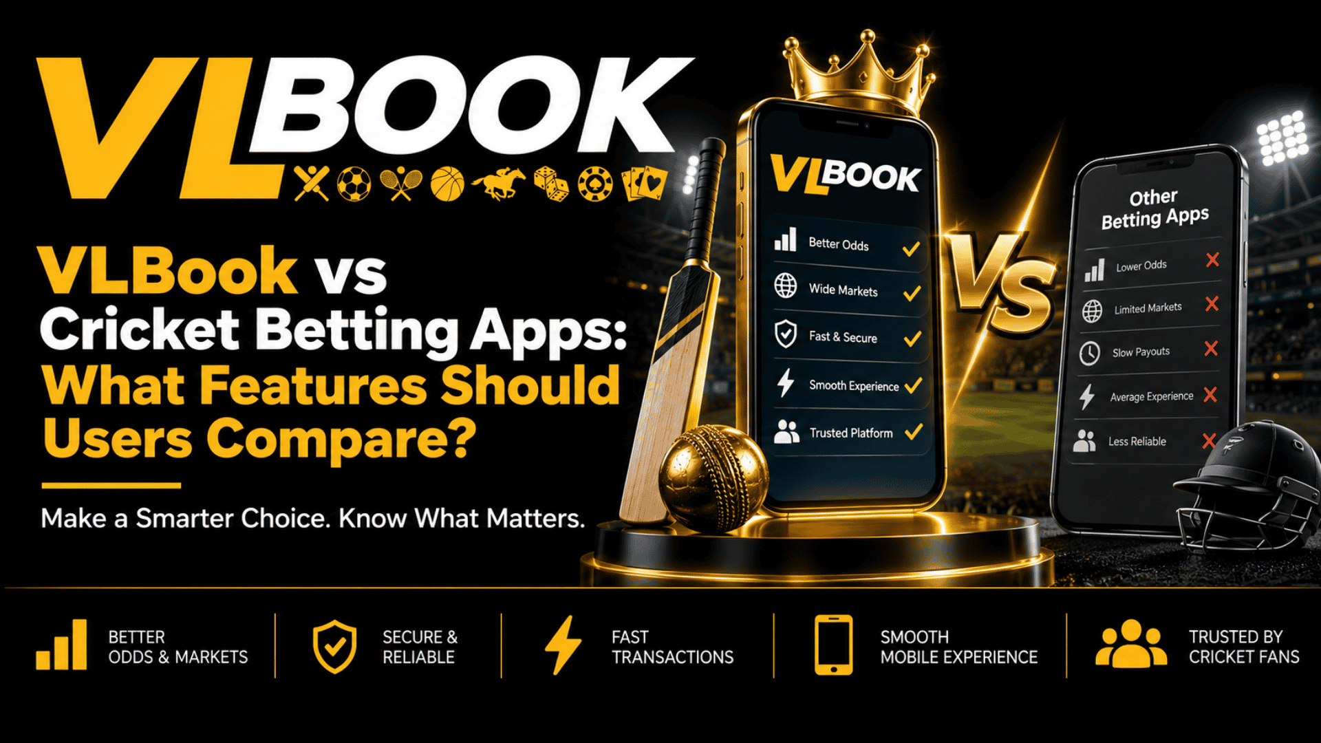 VLBook vs cricket betting apps comparison with mobile betting features